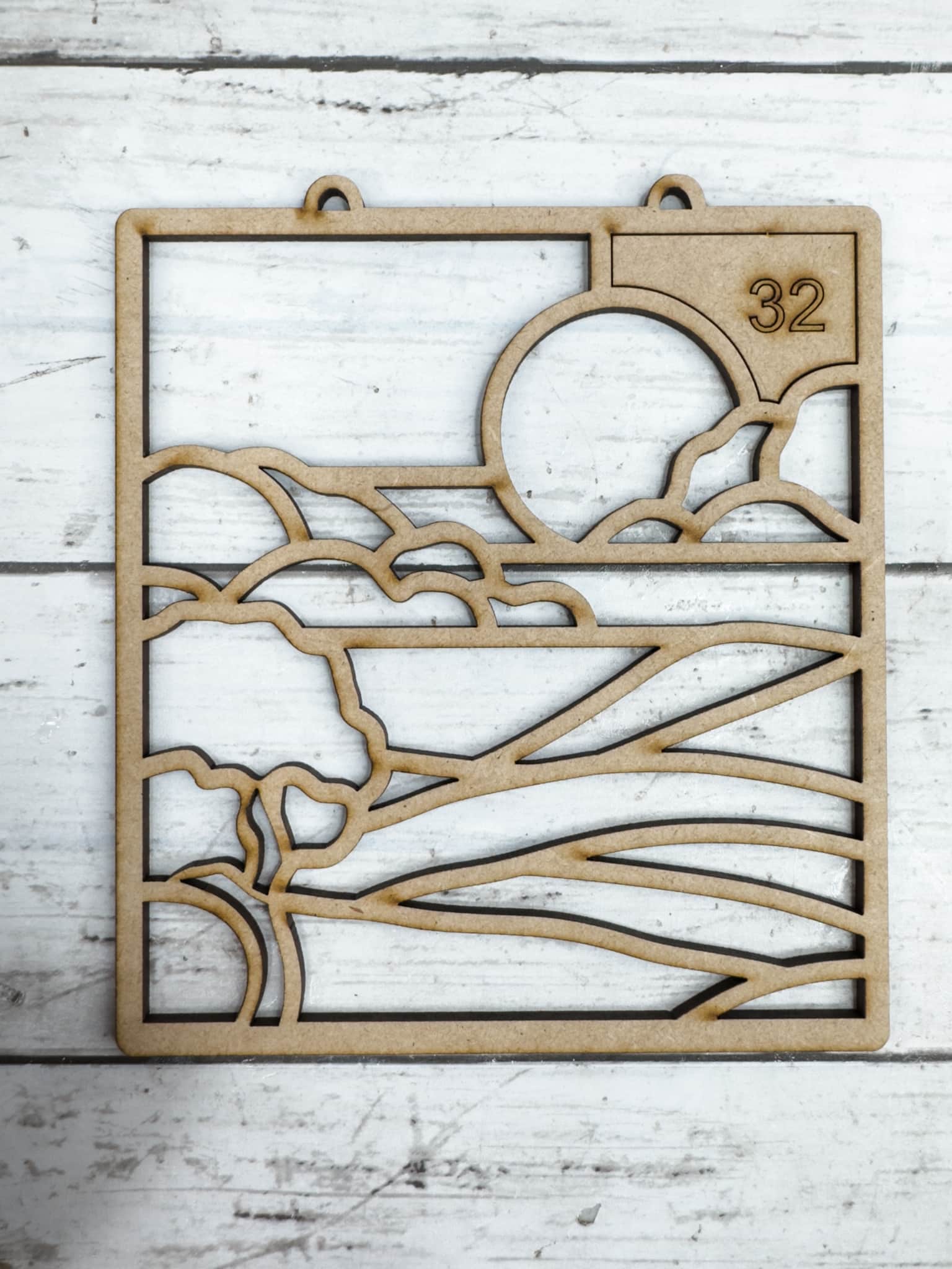 Scenic DIY Suncatcher -Faux Stained Glass Techniques