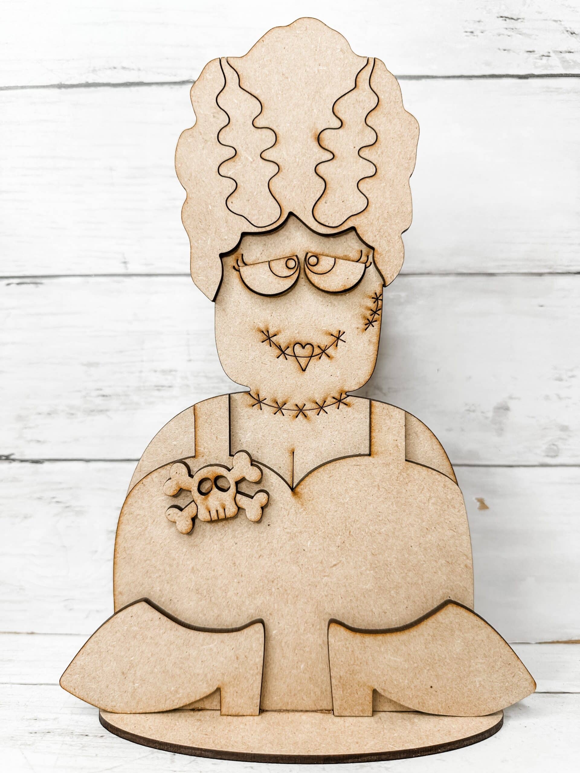 bride of frankenstein diy craft kit unpainted assembled for example