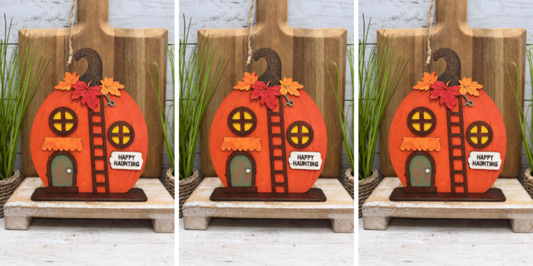 Happy Haunting Pumpkin House DIY: Easy Halloween Craft for Fall Decor