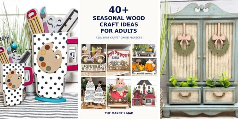 40+ Seasonal Wood Craft Ideas for Adults Who Love Handmade Decor