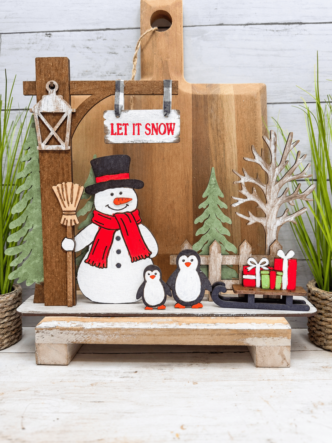 Let It Snow Winter Scene DIY Kit